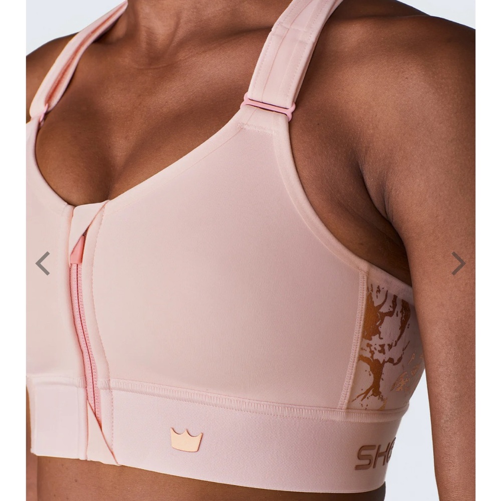 SHEFIT Flex Sports Bra - Medium Impact - Size Small in color Blush